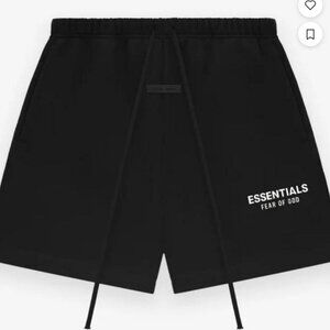 FEAR OF GOD ESSENTIALS SS24 B&W SHORTS
